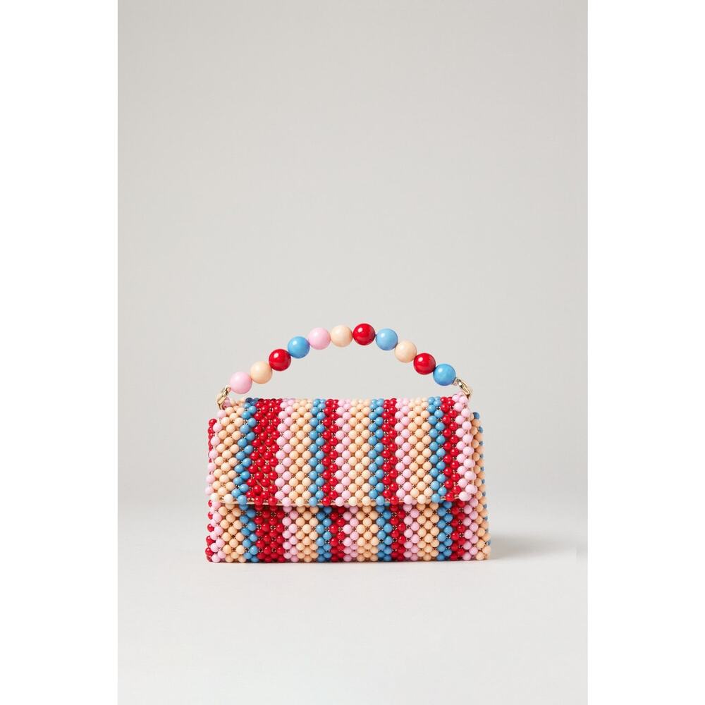 COPY - RTR Lele Sadoughi Claudette Beaded Multicolor Clutch Bag LS157 small bag…
